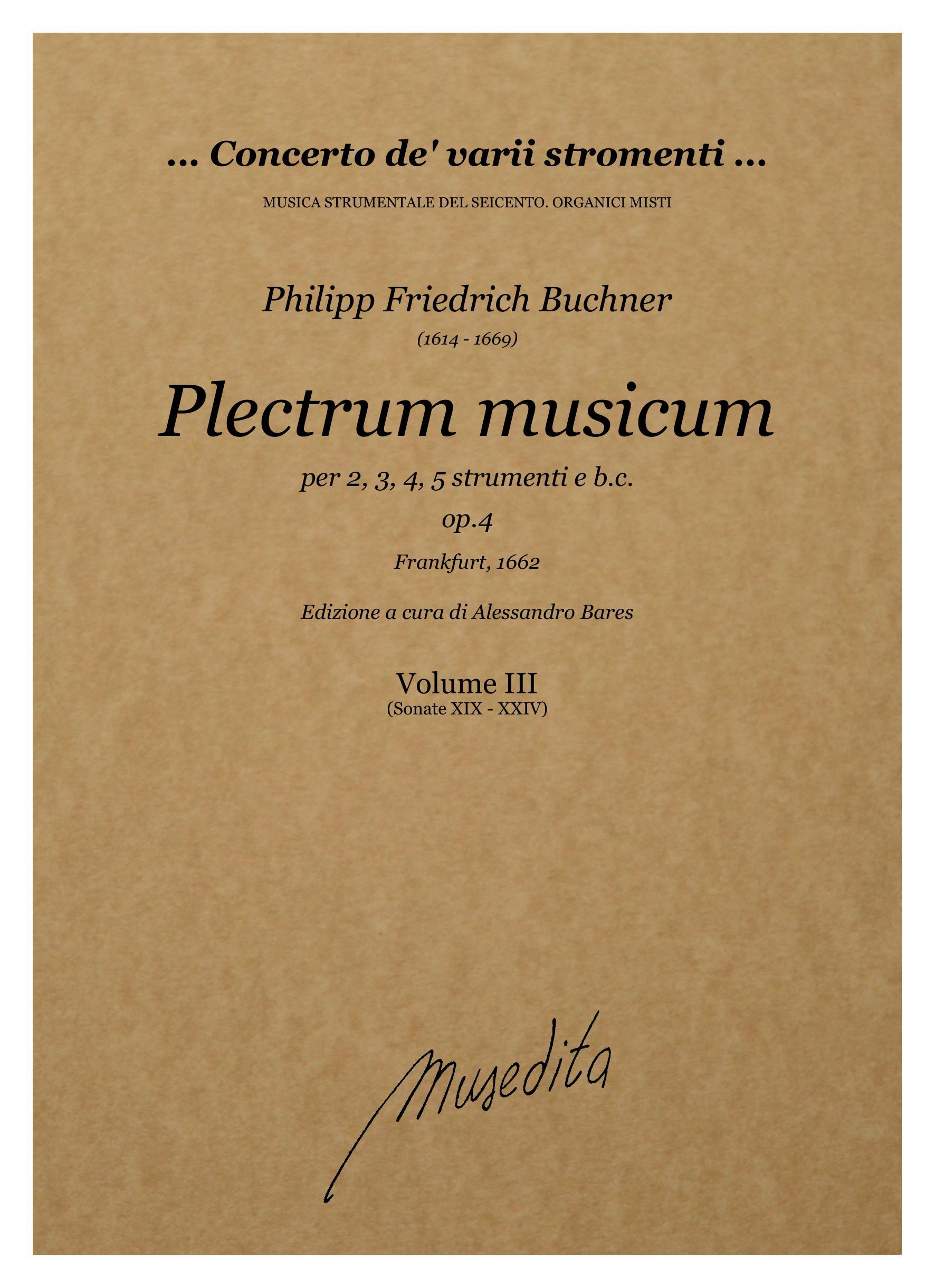 Ph.Fr.Buchner: Plectrum musicum op.4 (Frankfurt, 1662)