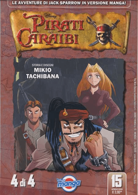 PIRATI DEI CARAIBI #4 - DISNEY MANGA #15 (2009)