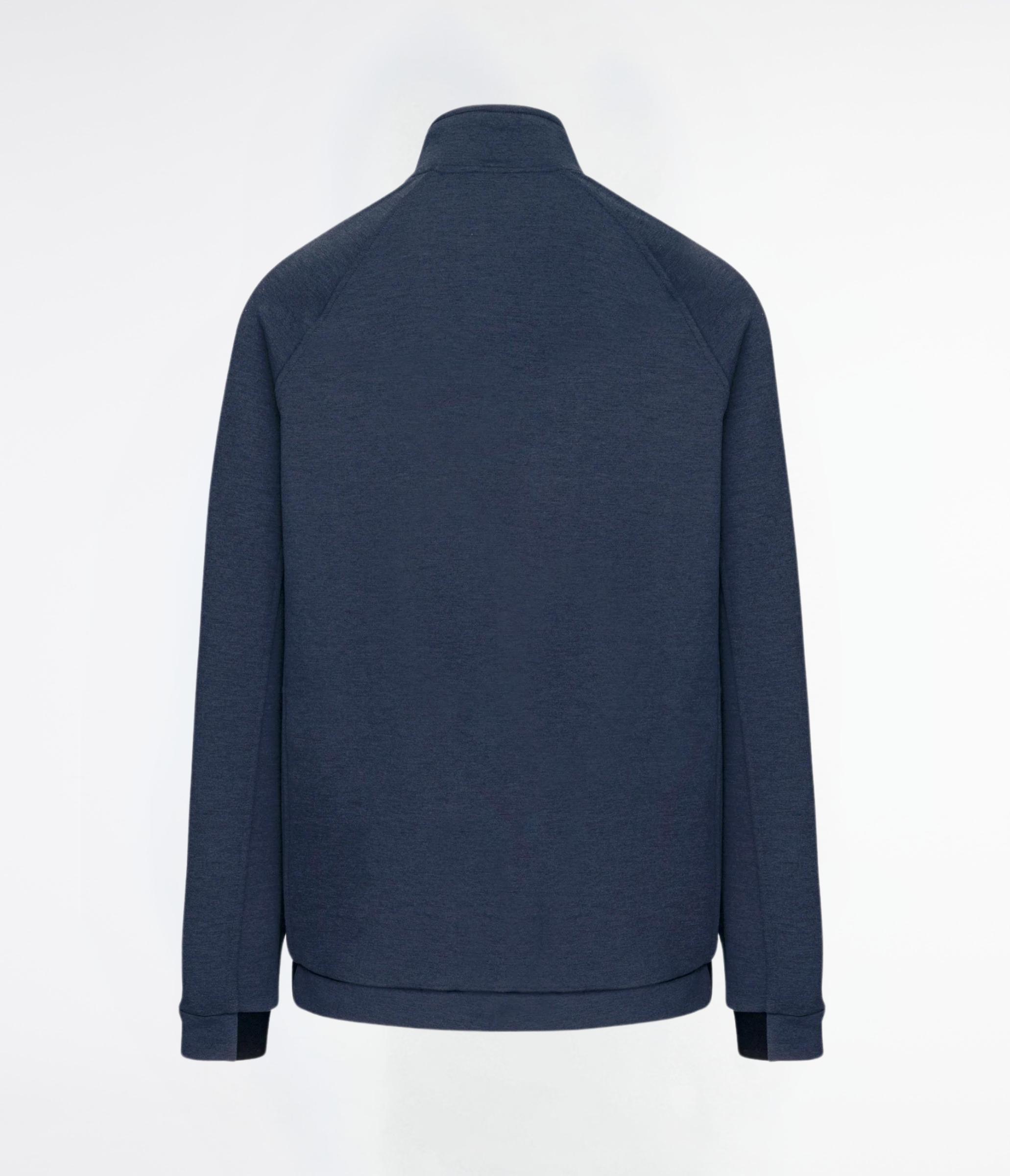 Felpa full zip french navy heather