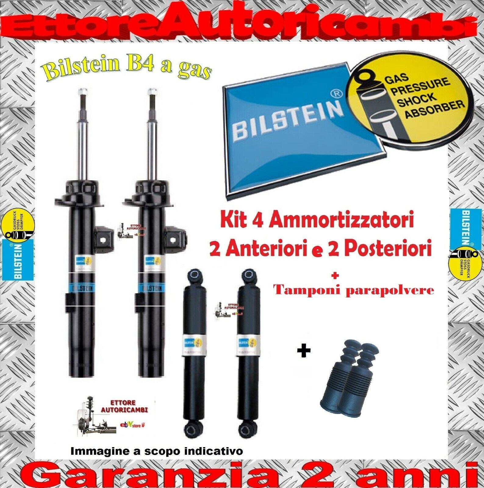 4 AMMORTIZZATORI BILSTEIN B4 FIAT PANDA (141)1° SERIE 4X4 1986->2003 CON KIT TAMPONI E PARAPOLVERE