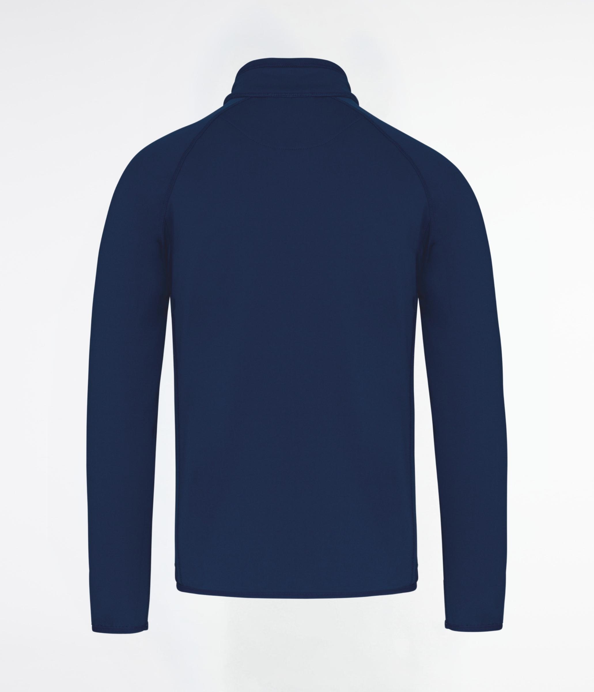 Giacca bimateriale sporty navy