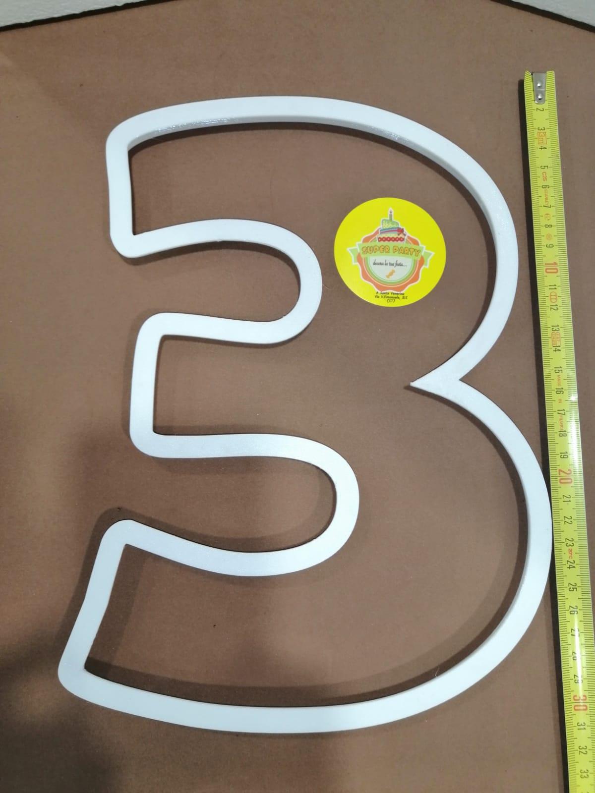 Taglia biscotto  NUMERO gigante 30 cm circa, per cream tart