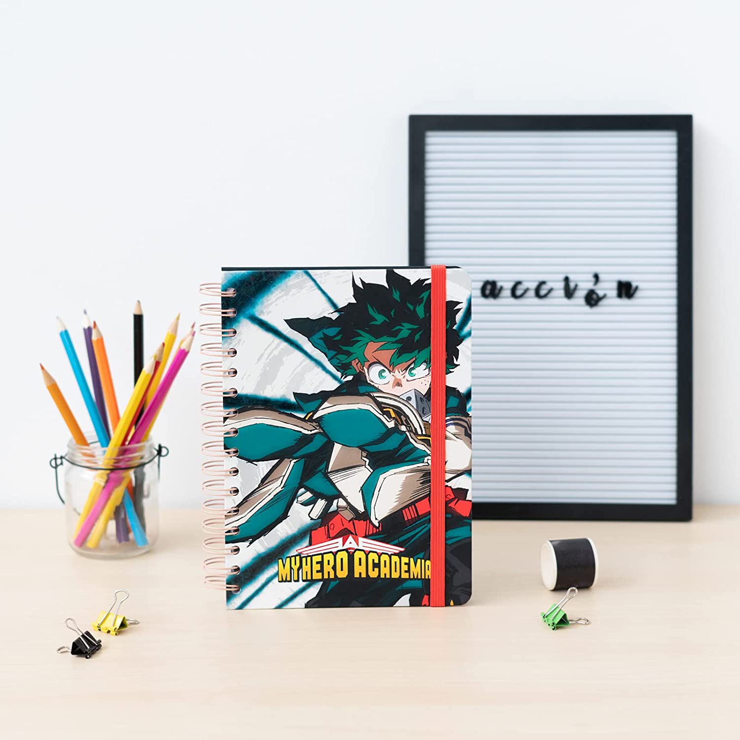 Quaderno Anelli My Hero Academia