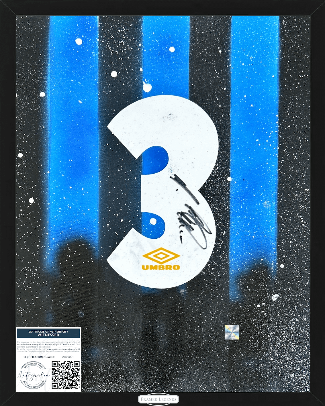 Artwork F.C Inter Theme Andreas Brehme Limited Edition