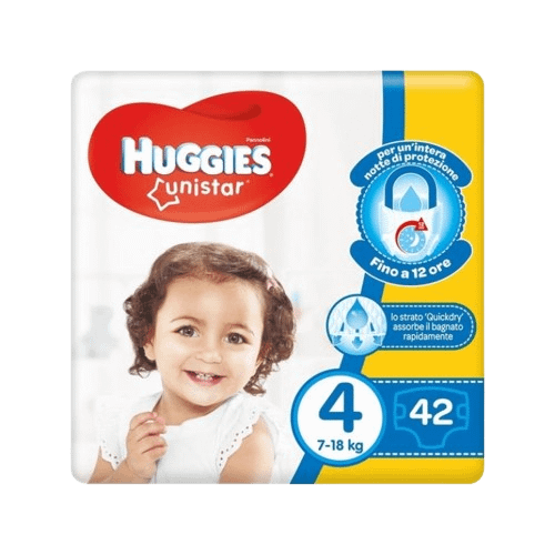 Huggies Unistar  Taglia 4 - 42 Pannolini