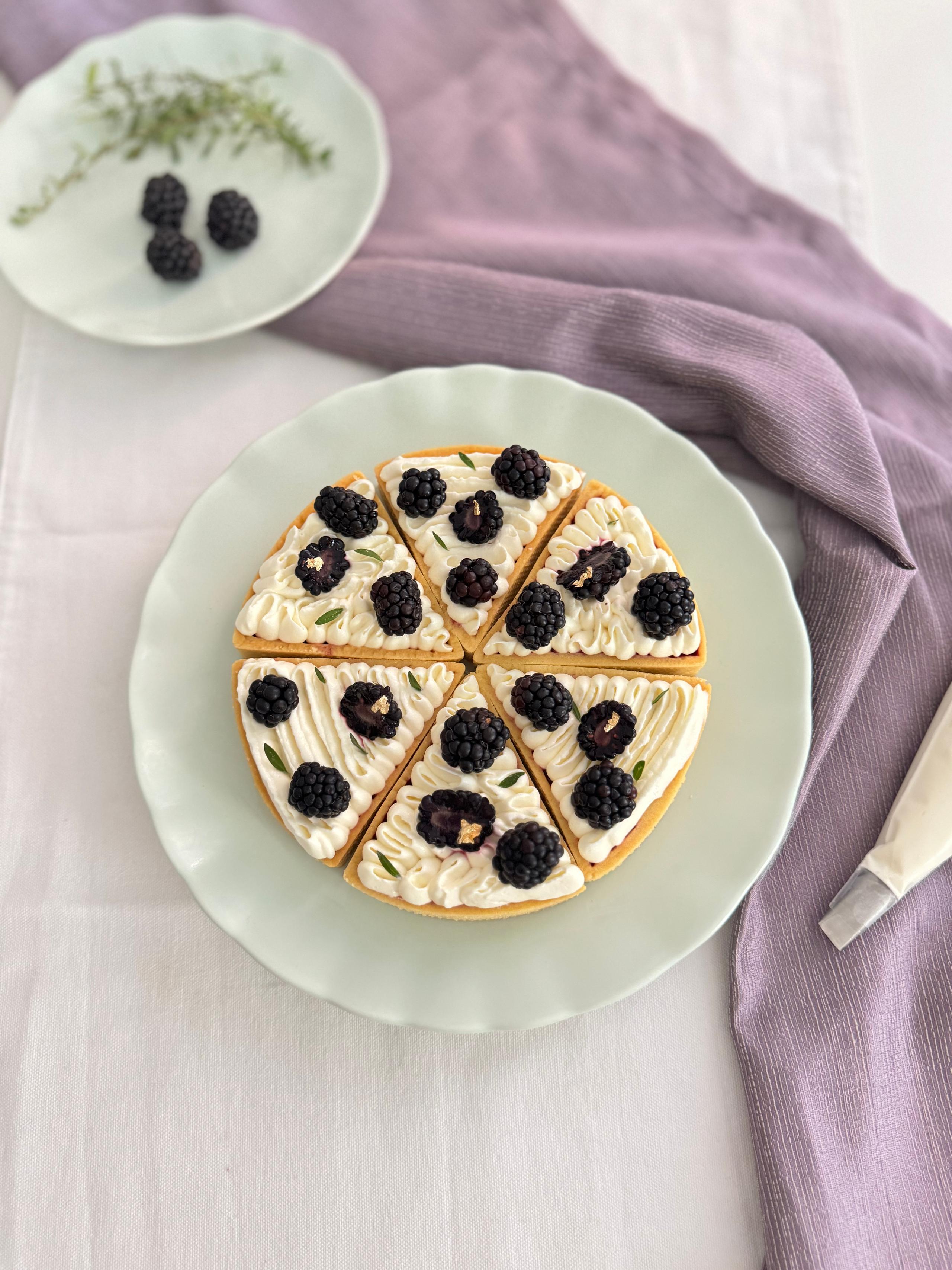 Crostata more, timo e limone