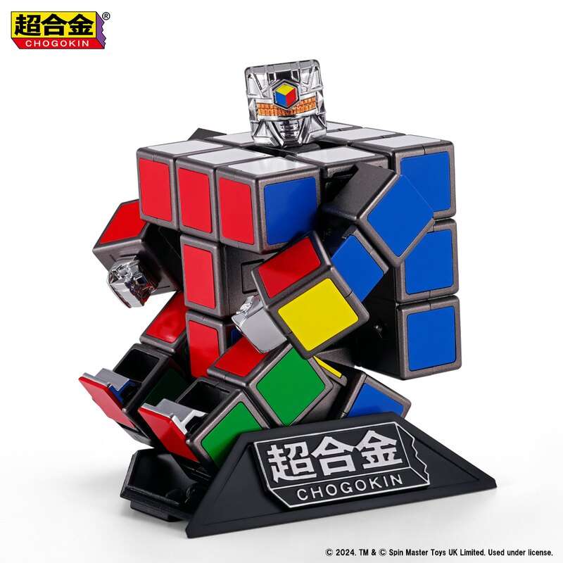 Bandai DX RUBIK Cube ROBOT Chogokin DIECAST Figure