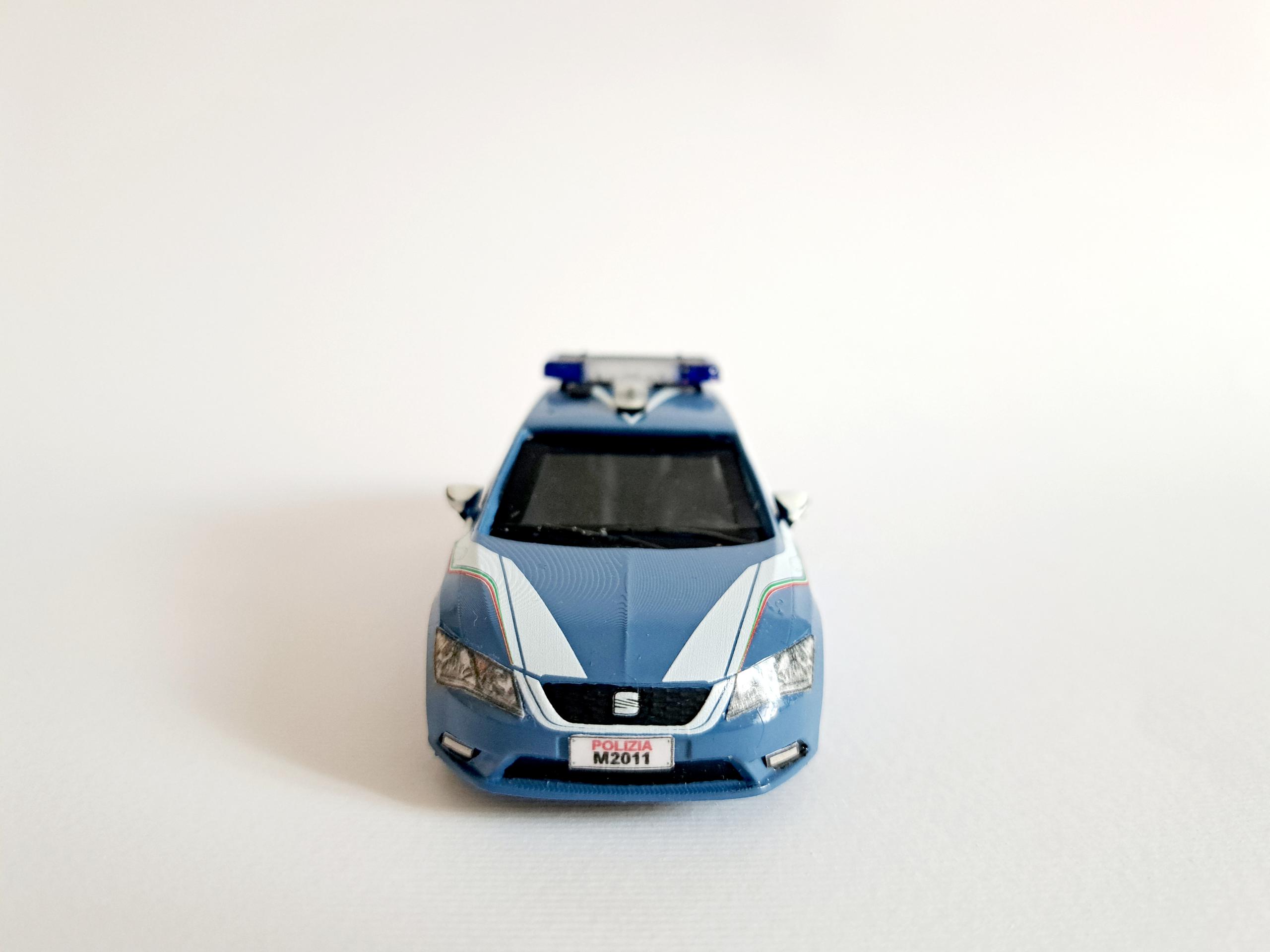 SEAT LEON POLIZIA DI STATO SQUADRA VOLANTE SCRITTA BILINGUE