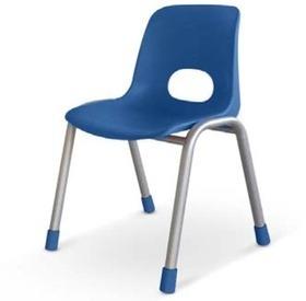 SEDIA IN PLASTICA SOVRAPPONIBILE ANATOMICA BLU 38X35X46 POLIPROPILEN