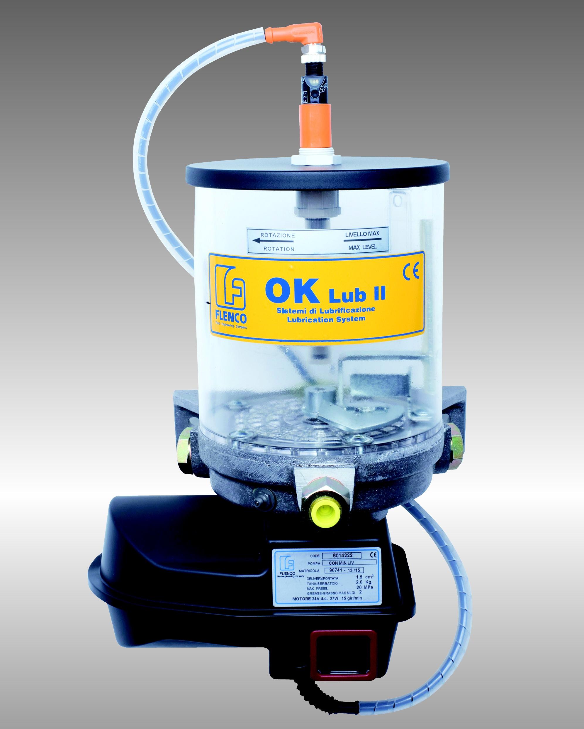 Lubrication Pump Tank 2kg OKLUB2 Series