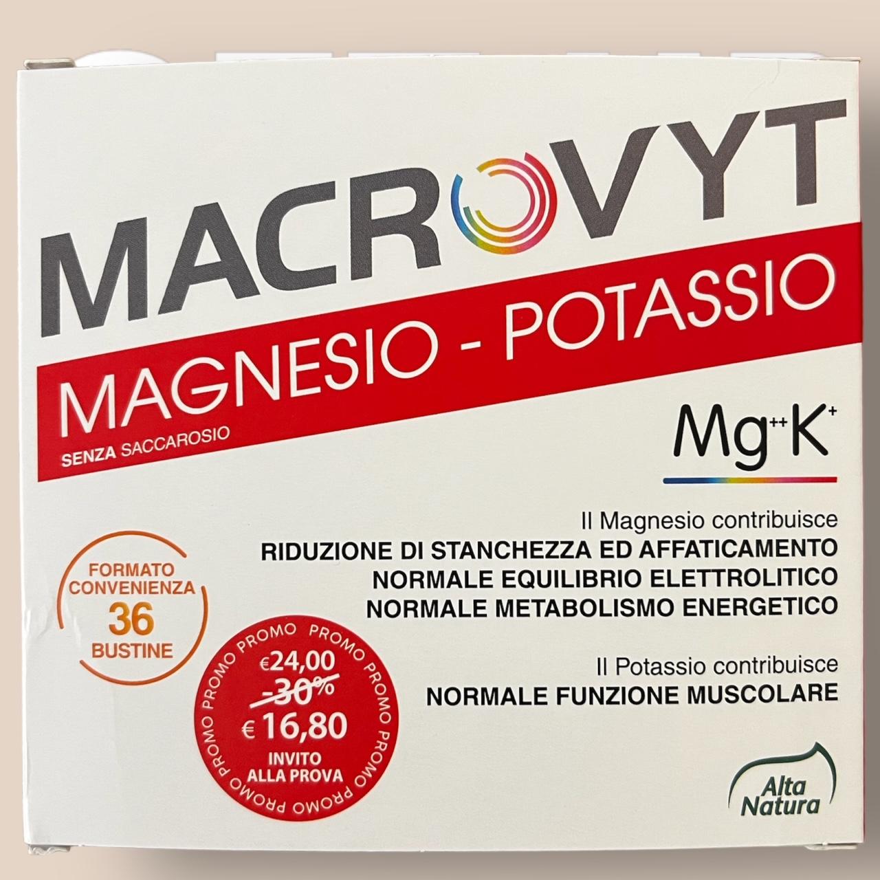 Macrovyt Magnesio e Potassio 36 bustine