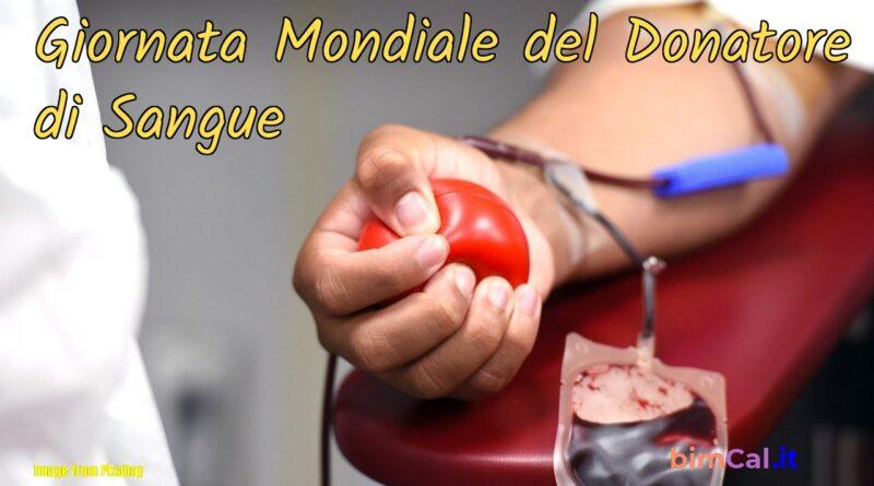 Giornata mondiale dei donatori di sangue 2023
