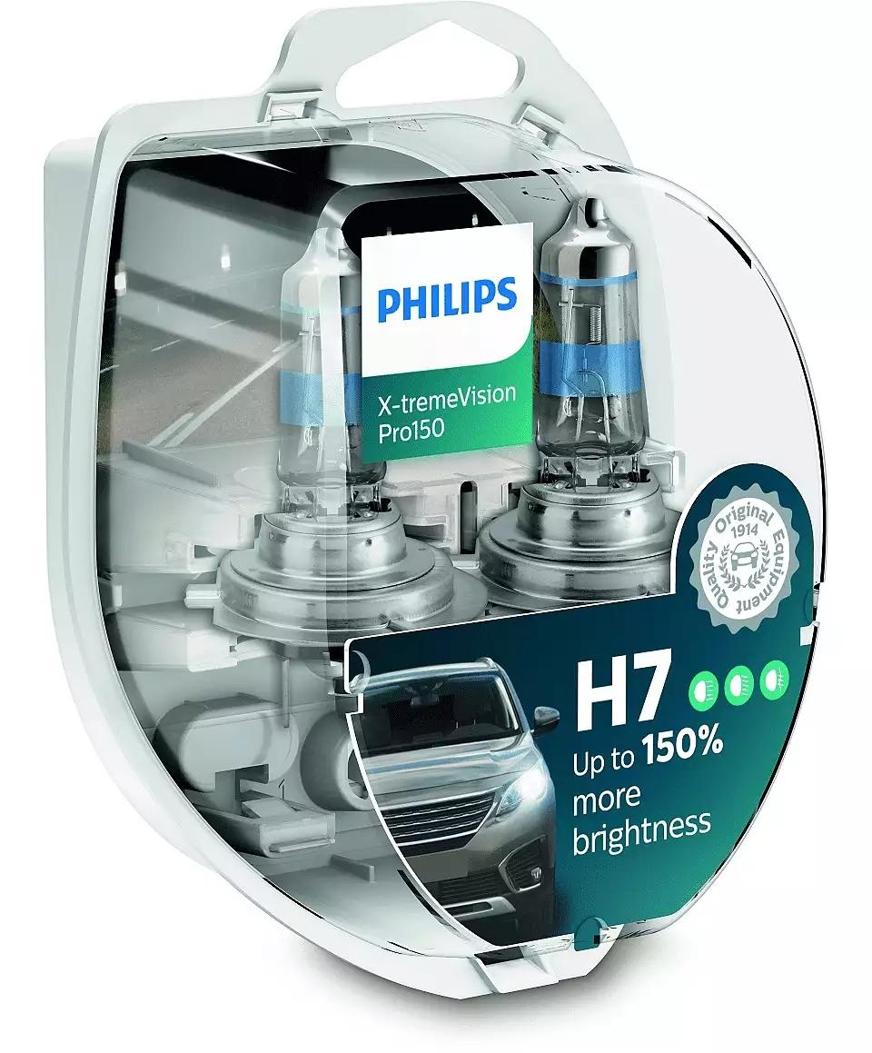 Lampade PHILIPS H7 X-treme Vision Pro150 Duo Box