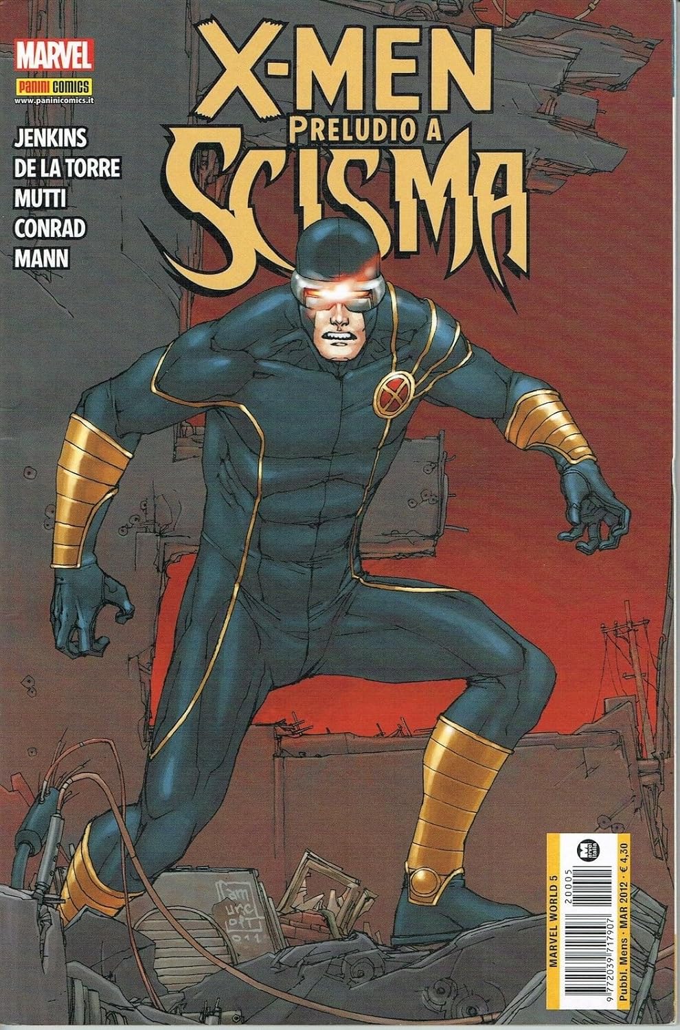 X-MEN: PRELUDIO A SCISMA. MARVEL WORLD #5 - PANINI COMICS (2012)