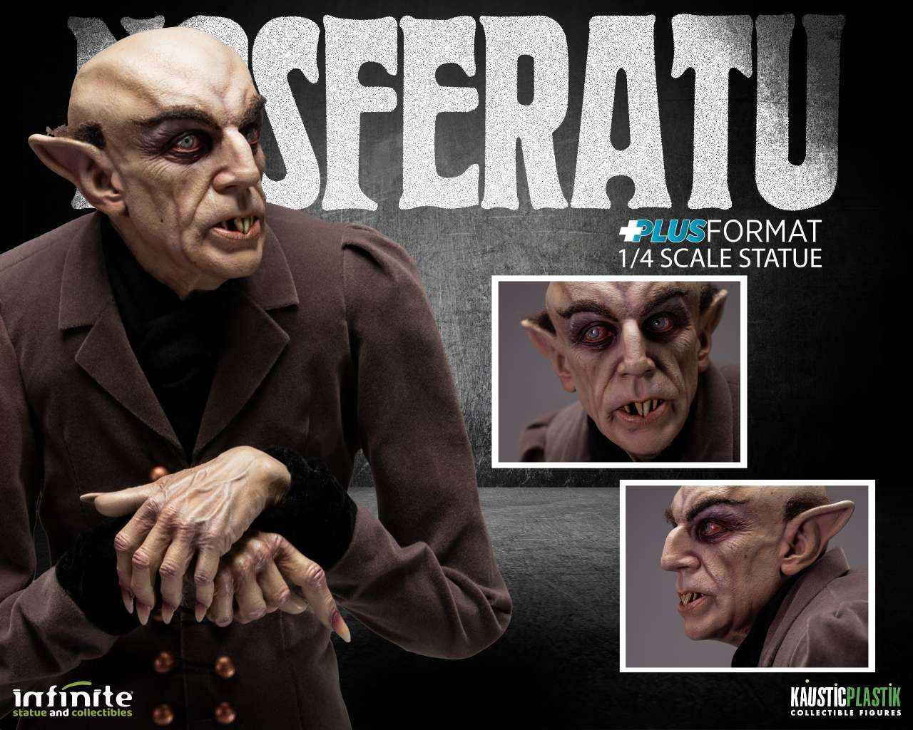 Infinite Statue NOSFERATU Premium Plus 1/4 STATUE Universal Monsters