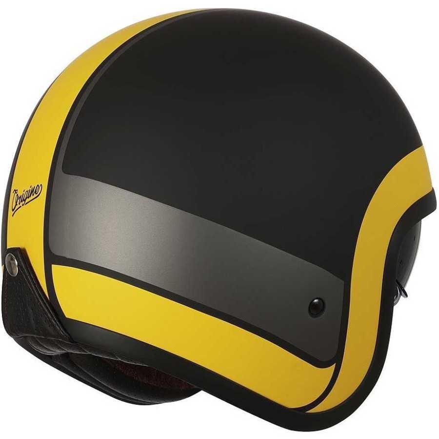 Casco origine sprint record giallo e nero opaco