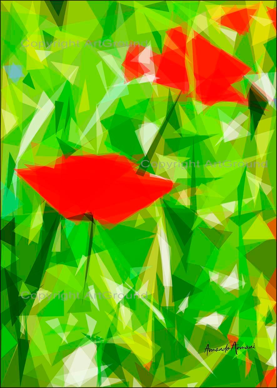 Two Red Poppies