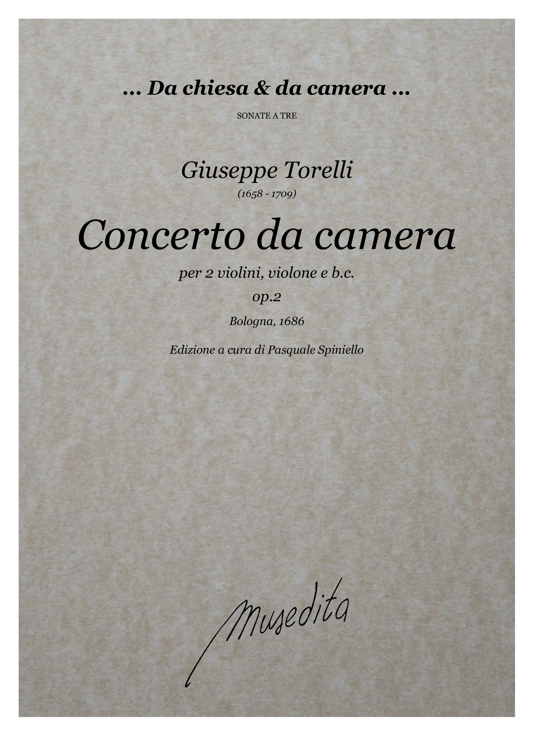 G.Torelli: Concerto da camera op.2 (Bologna, 1686)