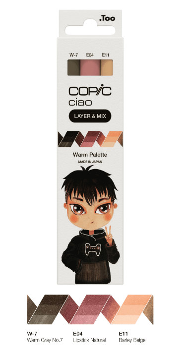 Copic - Copic Ciao Layer & Mix - set Warm Palette