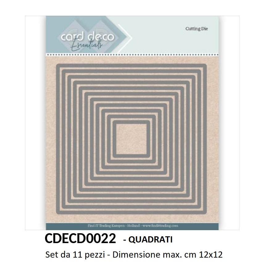 Fustelle geometriche - CDECD0022 quadrati