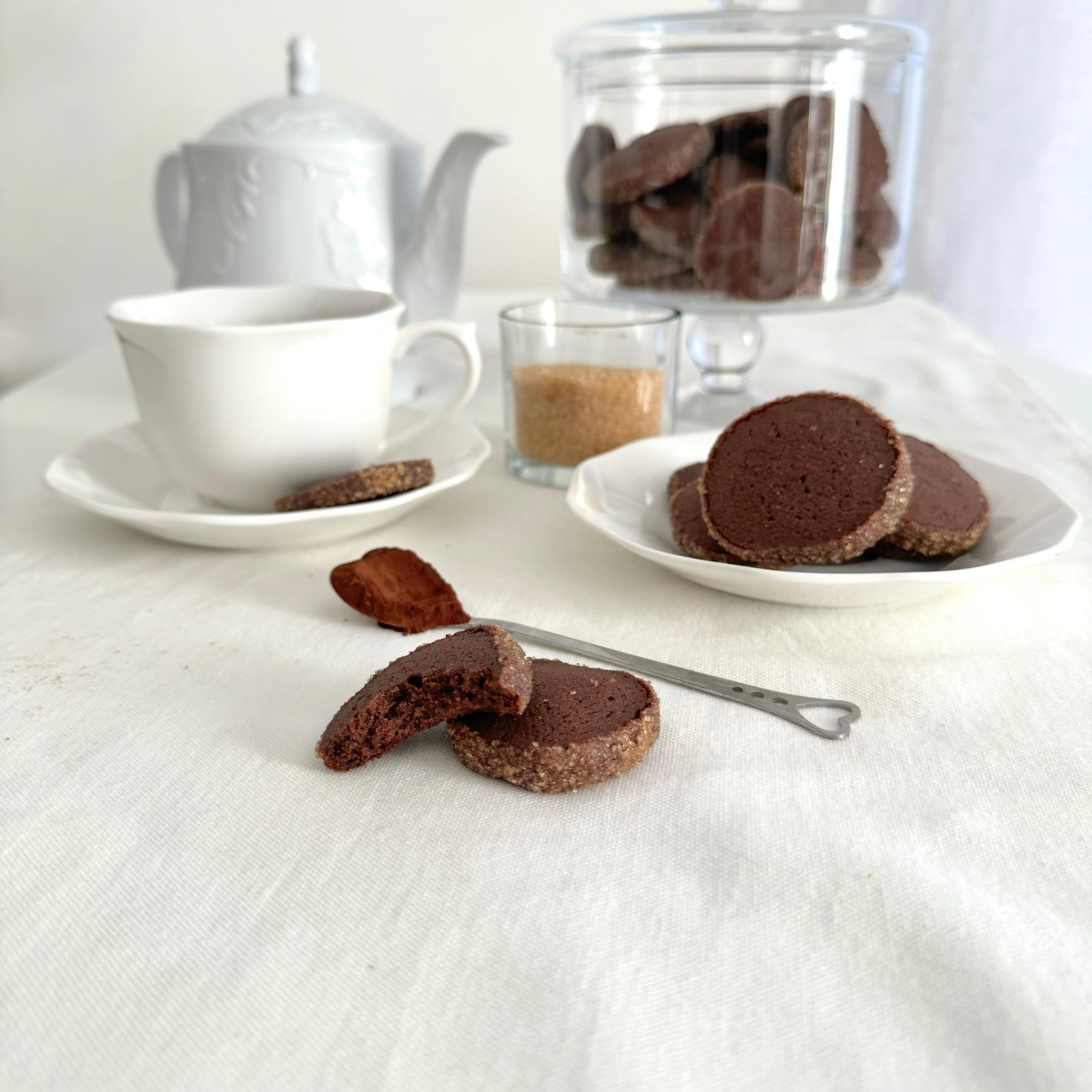 Biscotti diamanti al cacao