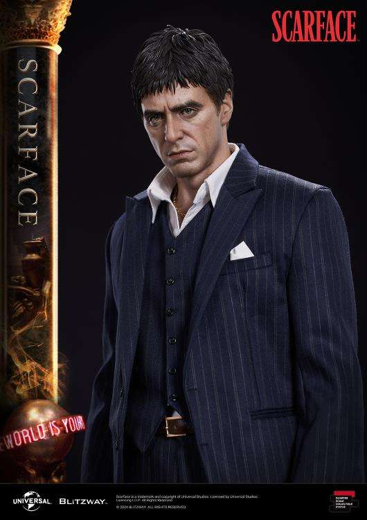 Blitzway SCARFACE Tony Montana SUPERB SCALE Al Pacino 1/4 STATUE