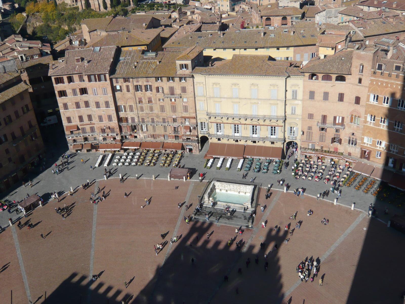 Piazza del Campo - Vista dalla Torre