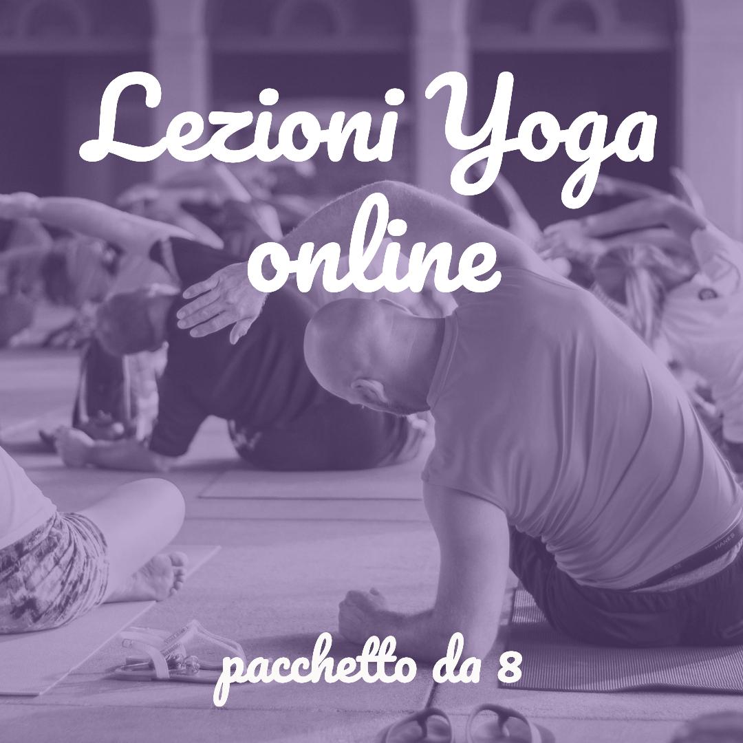 Lezioni Yoga Pacchetto da 8 online