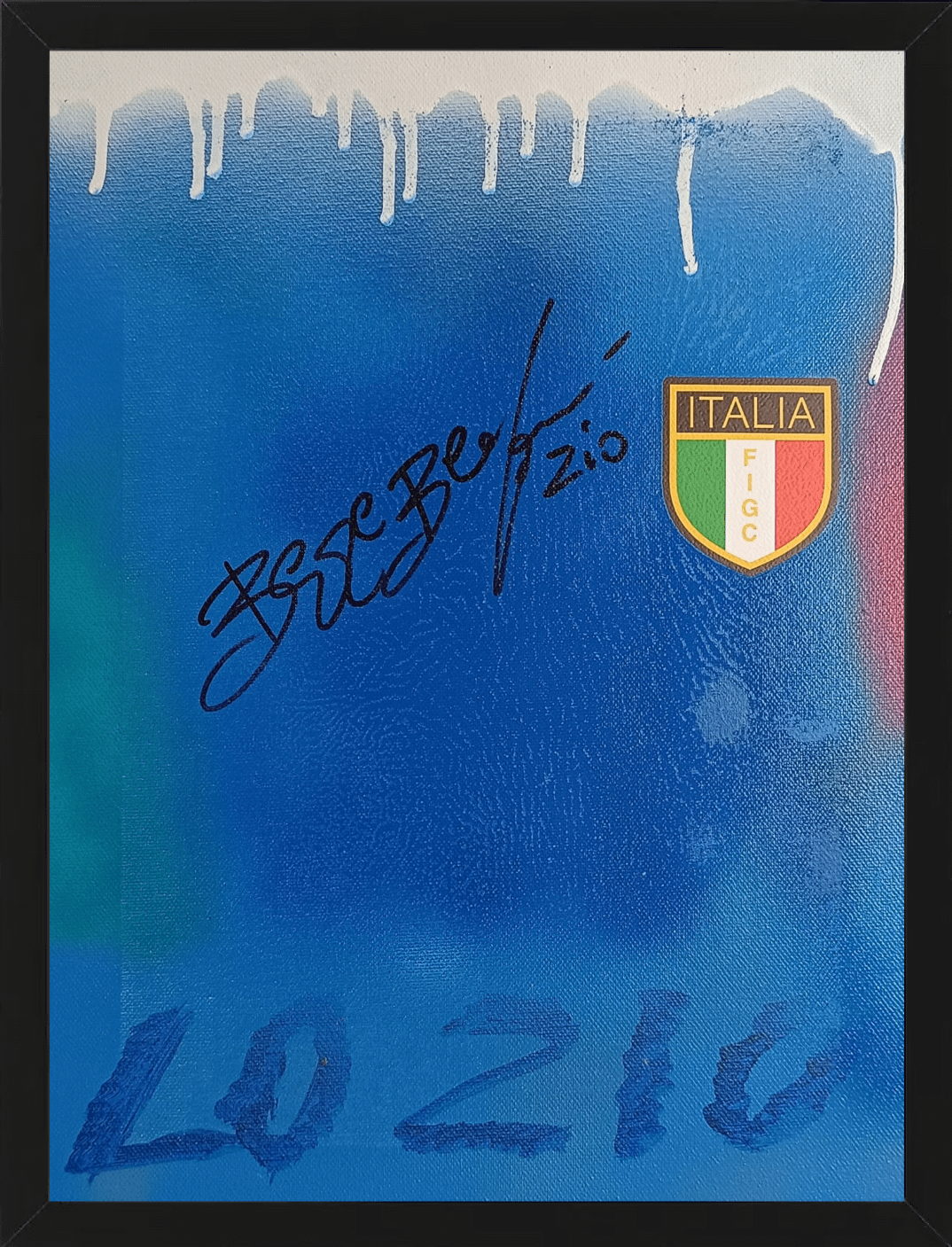 Artwork Italia Theme Firmata Giuseppe Bergomi Limited Edition