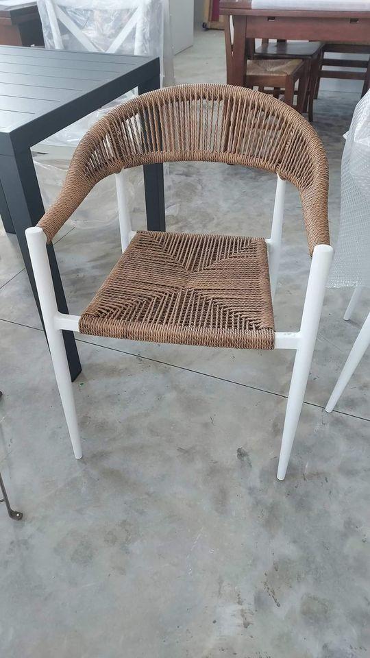 Sedia Capotavola Alu Bia Wicker