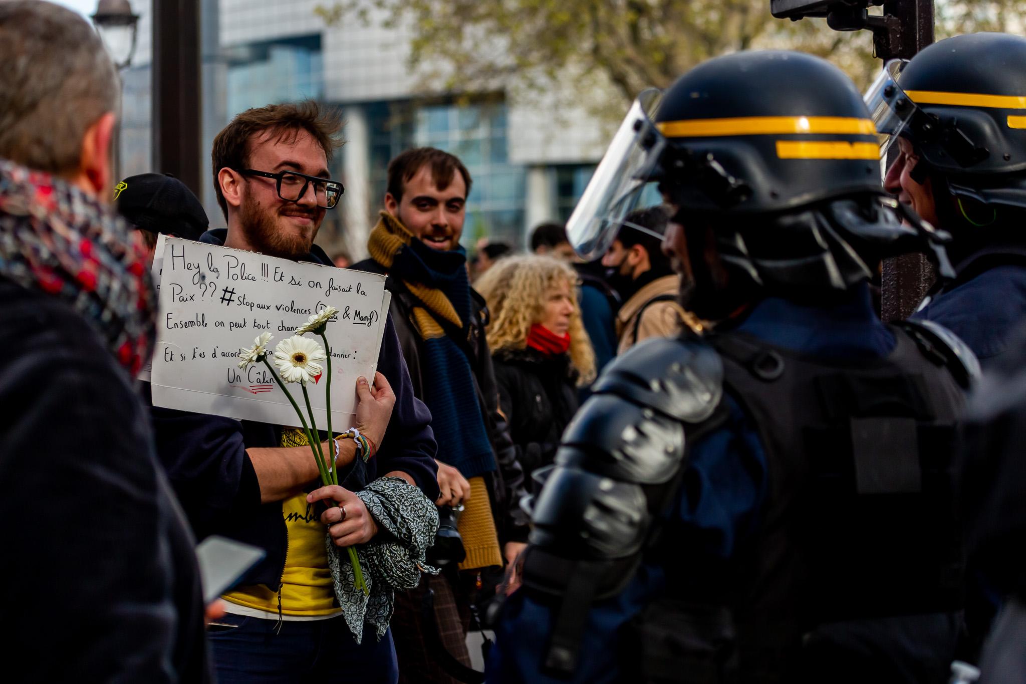 Protest in Paris 13 April 2023