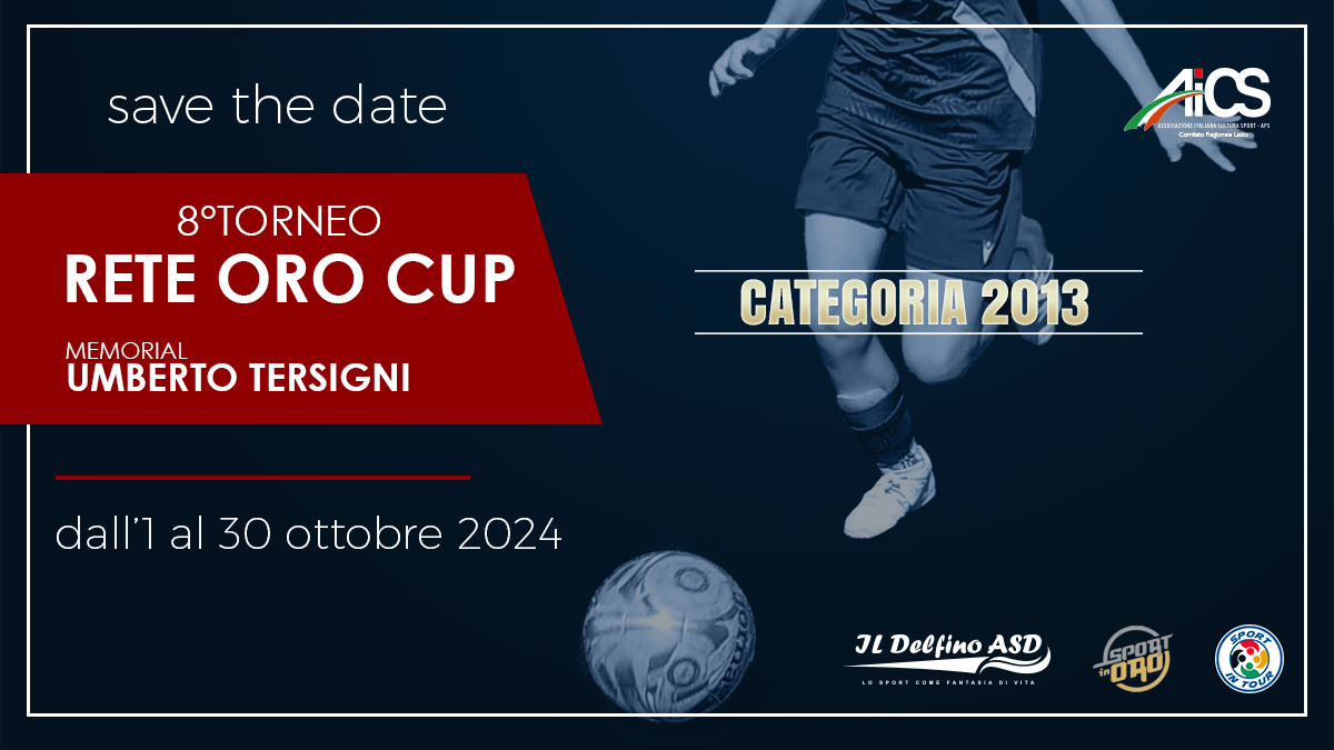 RETE ORO CUP VIII - CALENDARIO