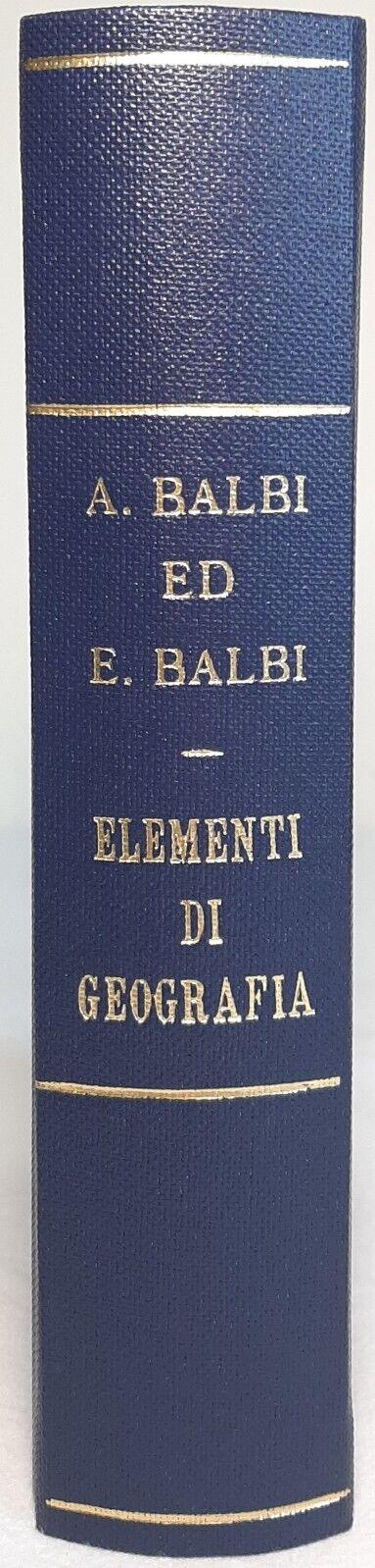 Geografia generale Balbi Cugini Pomba 1851 Torino