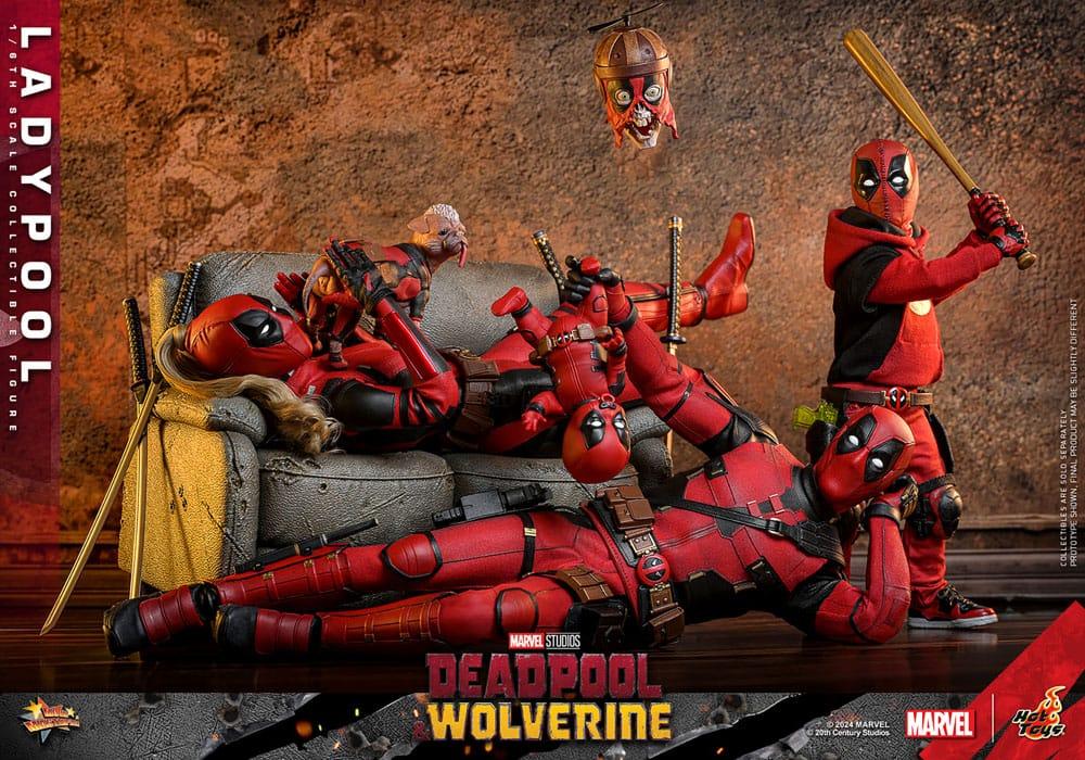 Hot Toys LADYPOOL 1/6 Action FIGURE DEADPOOL & Wolverine