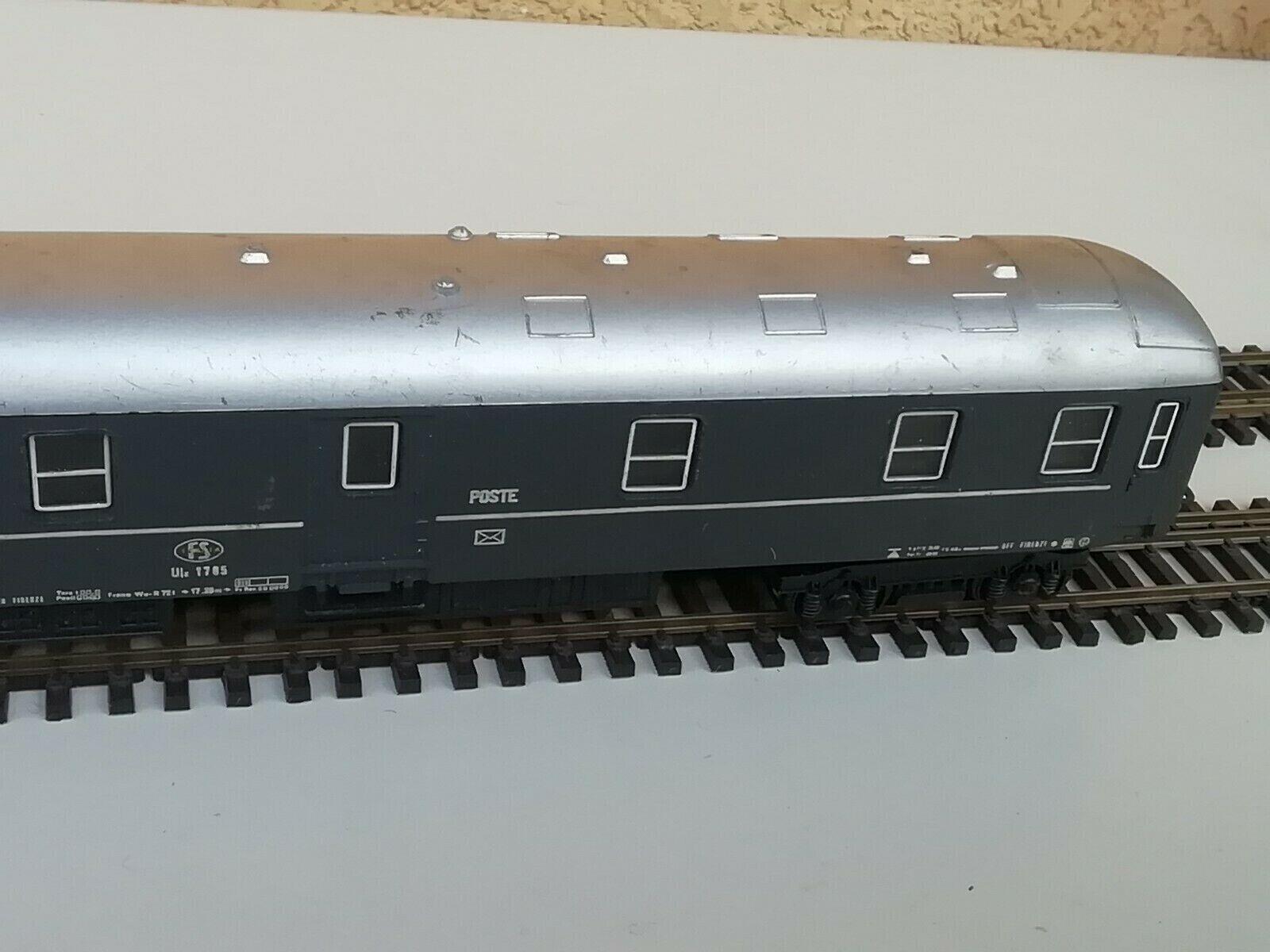 Voiture Postale ATM 05.005 FS échelle HO - Type UM 24 Gris Ardoise - Neuf