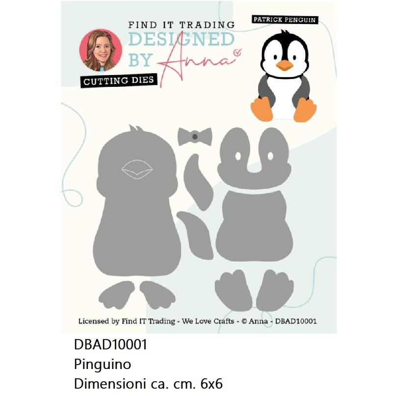 Fustelle Mischiare e abbinare - DBAD10001 pinguino