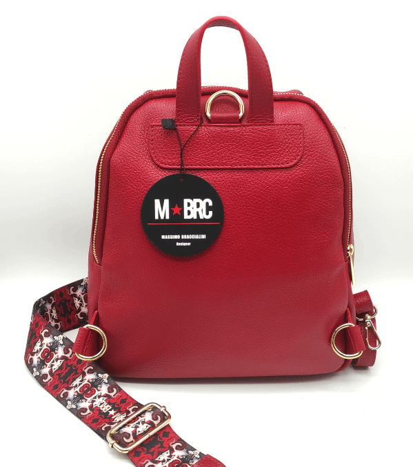 Mbrc T122 Borsa donna in pelle modello Zaino