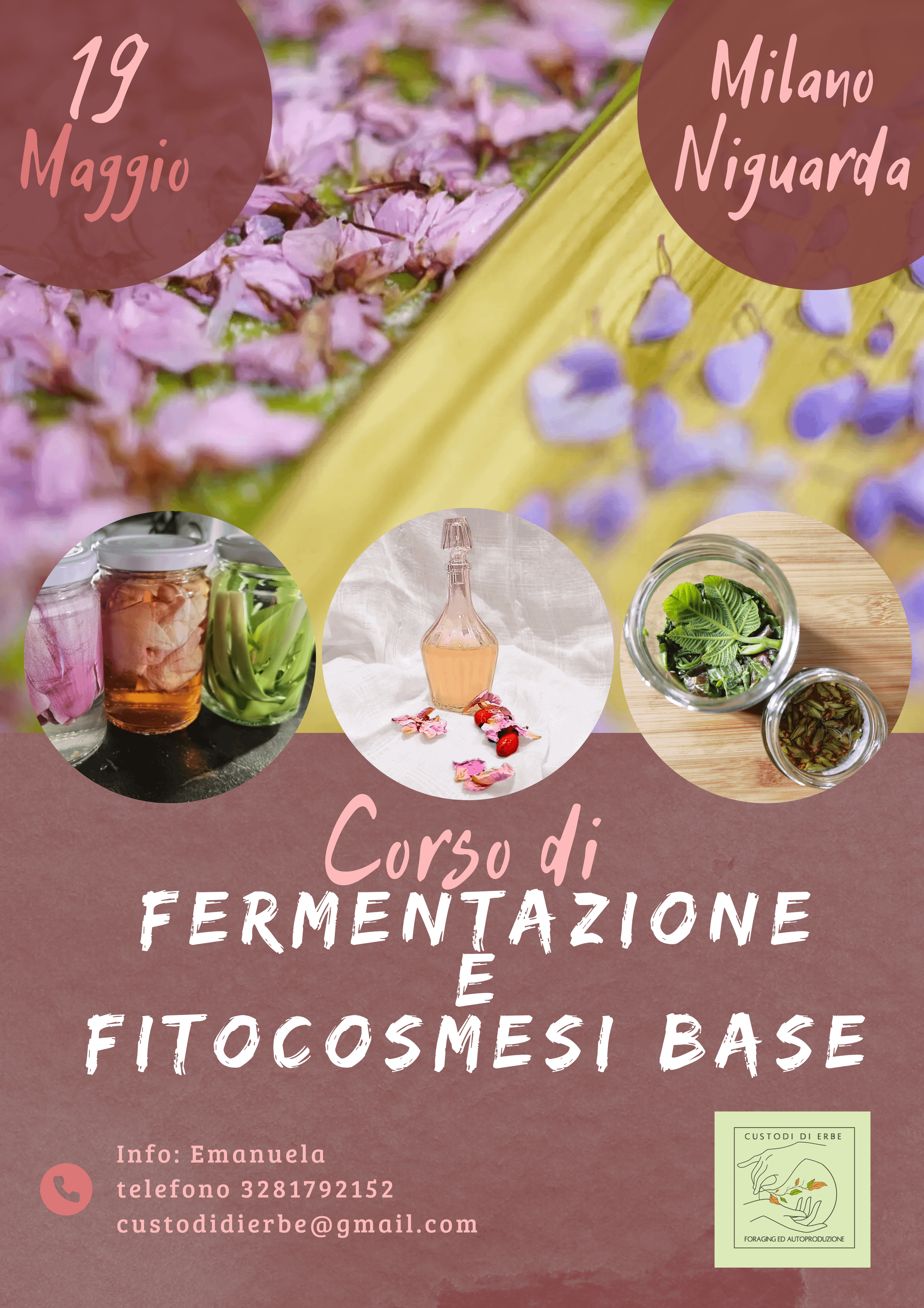 Fermentazione e fitocosmesi base - Milano 19 maggio