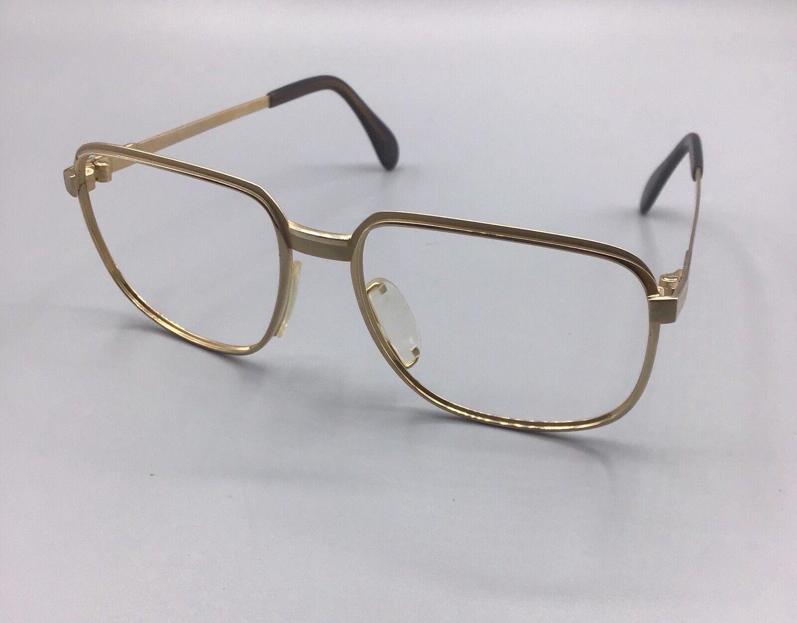Metzler occhiale vintage gold laminated frame brillen lunettes Germany BLC 7810