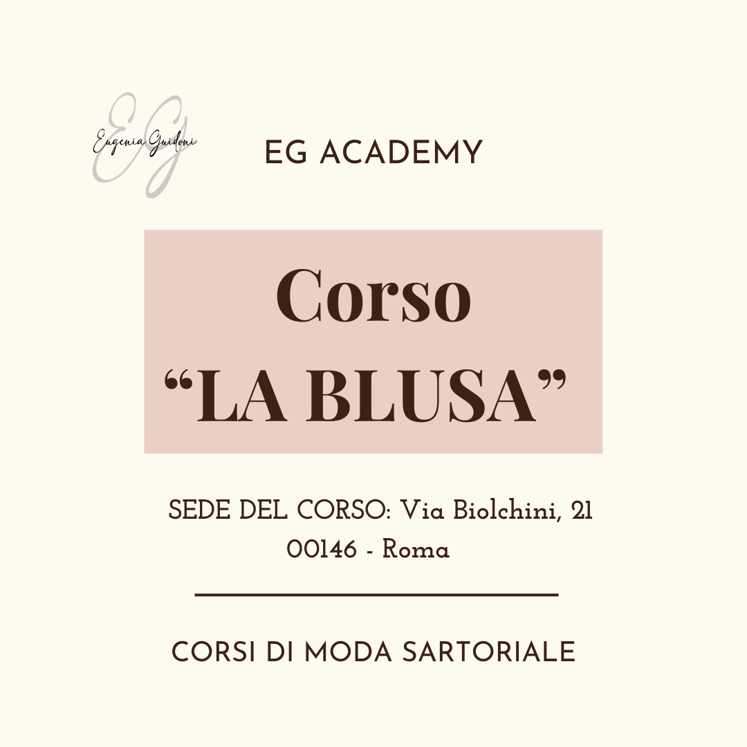 CORSO DI MODA - LA BLUSA