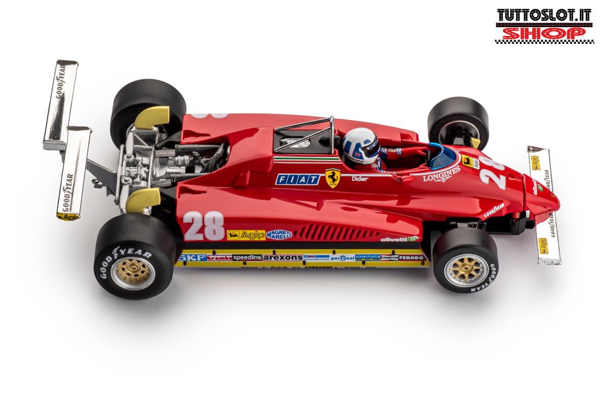 F1 Ferrari 126 C2 n.28 Didier Pironi Long Beach GP 1982