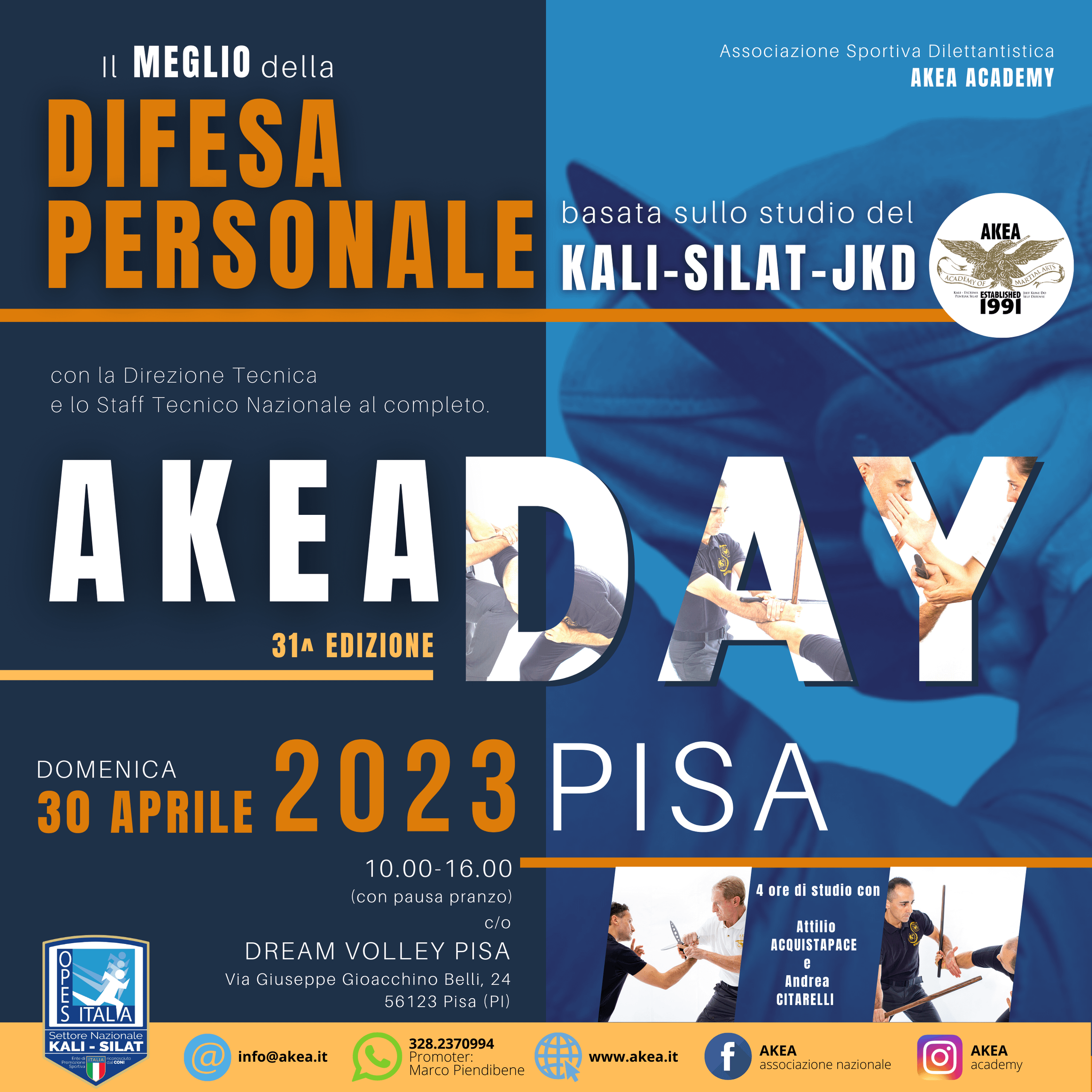 AKEA DAY 2023 - Pisa, domenica 30 aprile