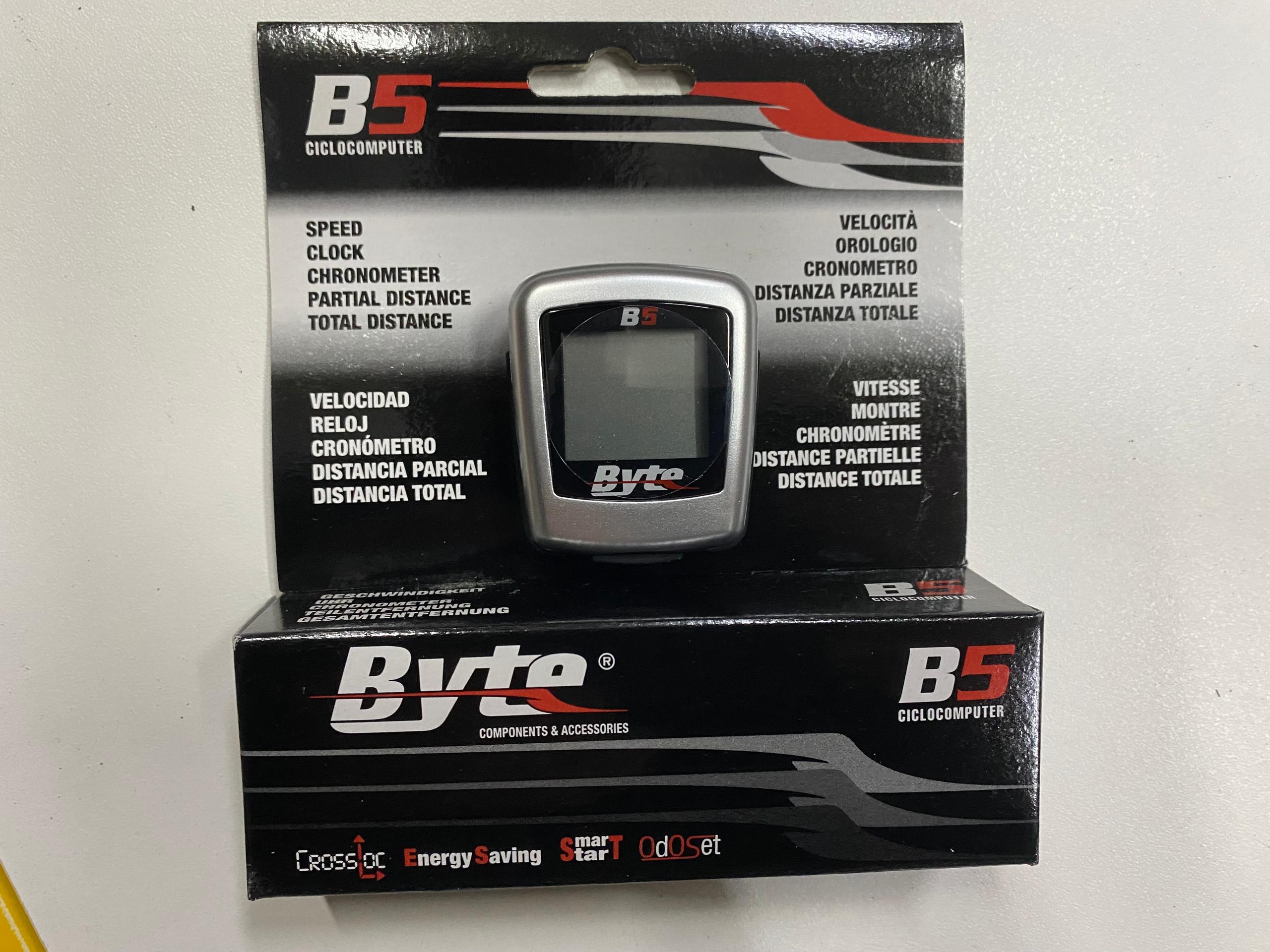 Ciclocomputer Byte B5 Funzioni