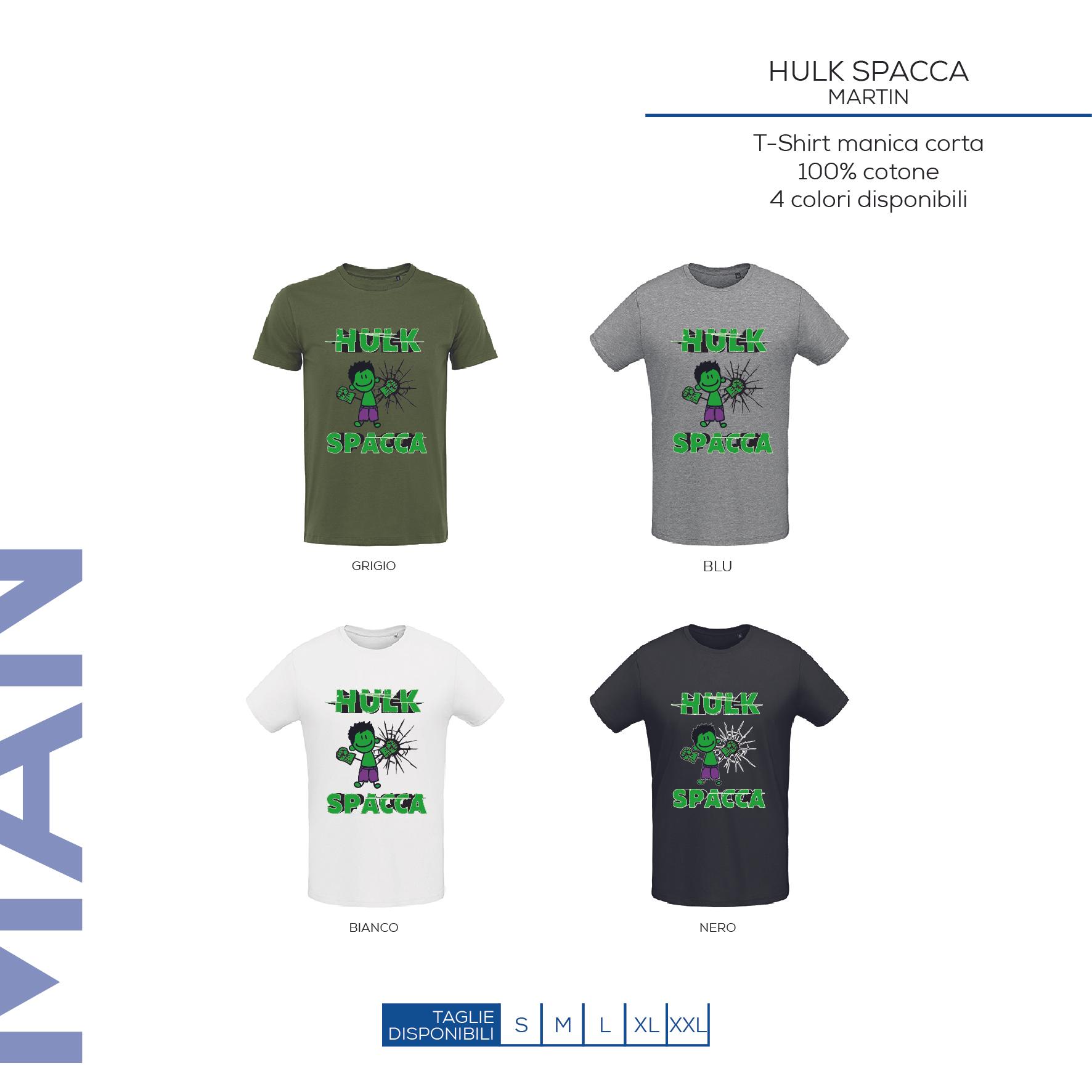 T-SHIRT - HULK SPACCA