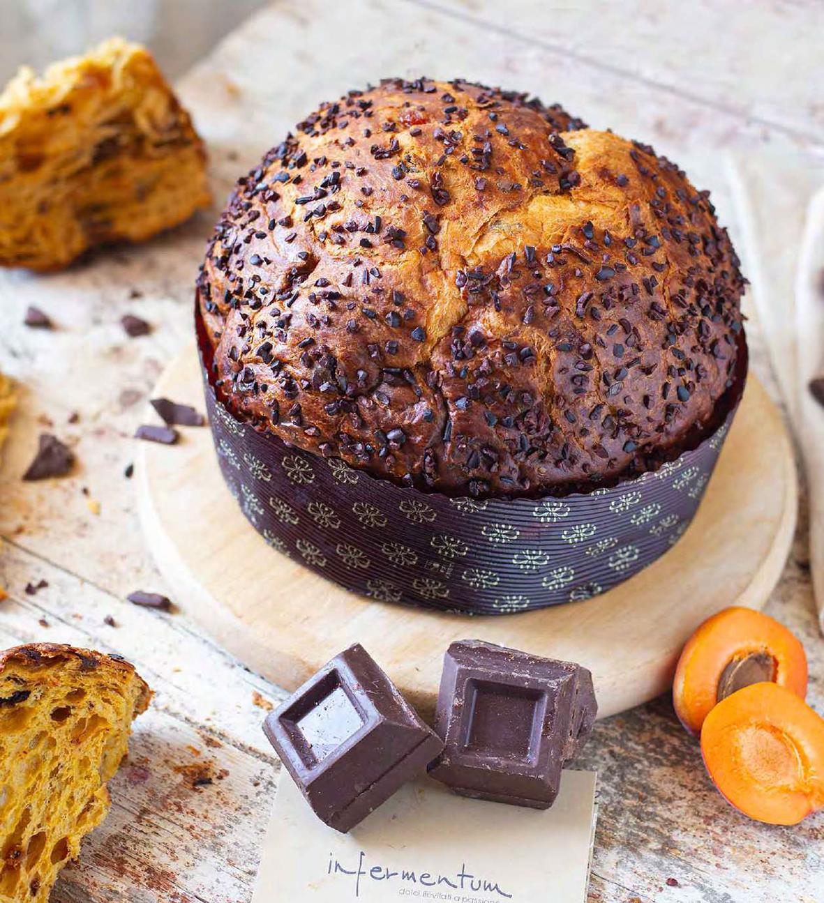 Panettone Infermentum Albicocca e Cioccolato Fondente