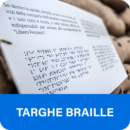 Targhe Braille