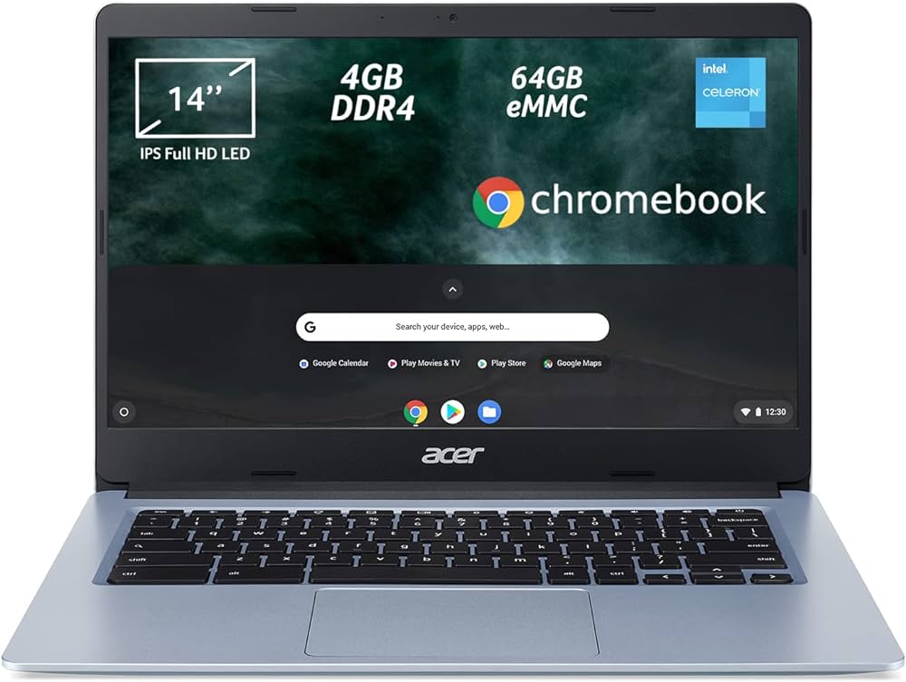 NB 14 CEL-N4020 4GB 64GB CHROME OS ACER CHROMEBOOK 314 CB314-1H-C15P