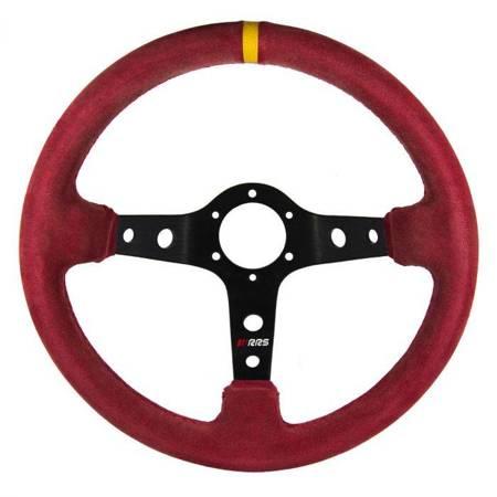 RRS Uni Race/Drift Dished Steering Wheel Corsa 350/90 ( Black / Blue / Red )