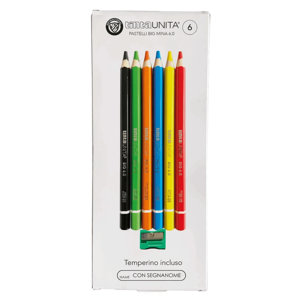 TINTA UNITA Pastelli Big Mina 6.0 6pz