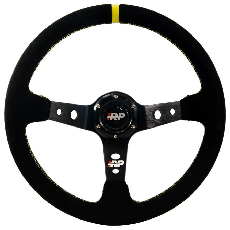 SPORTS STEERING WHEEL 350/90 + HUB QUICK RELEASE - IRP